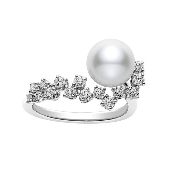Opaline Pearl Sterling Silver Ring for Women