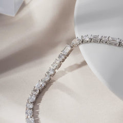 Starry Gleam Sterling Silver Bracelet for Women
