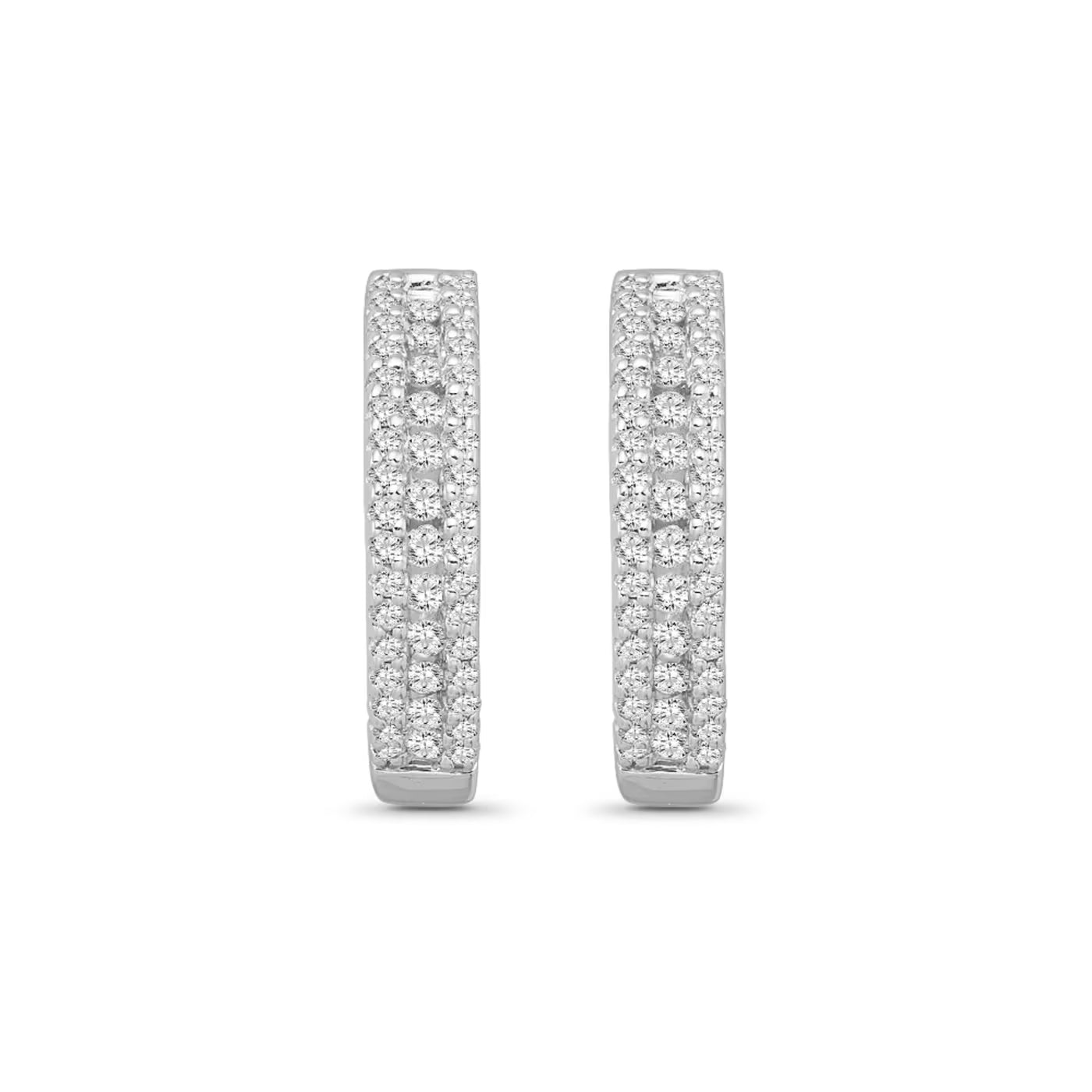 Luxe Loop Sterling Silver Hoop Earring for Women