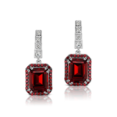 Velvet Allure Sterling Silver Drop Earring for Women