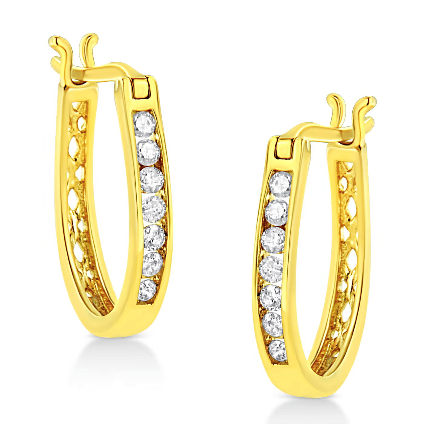 Golden Sterling Silver Cuff Earring for Women