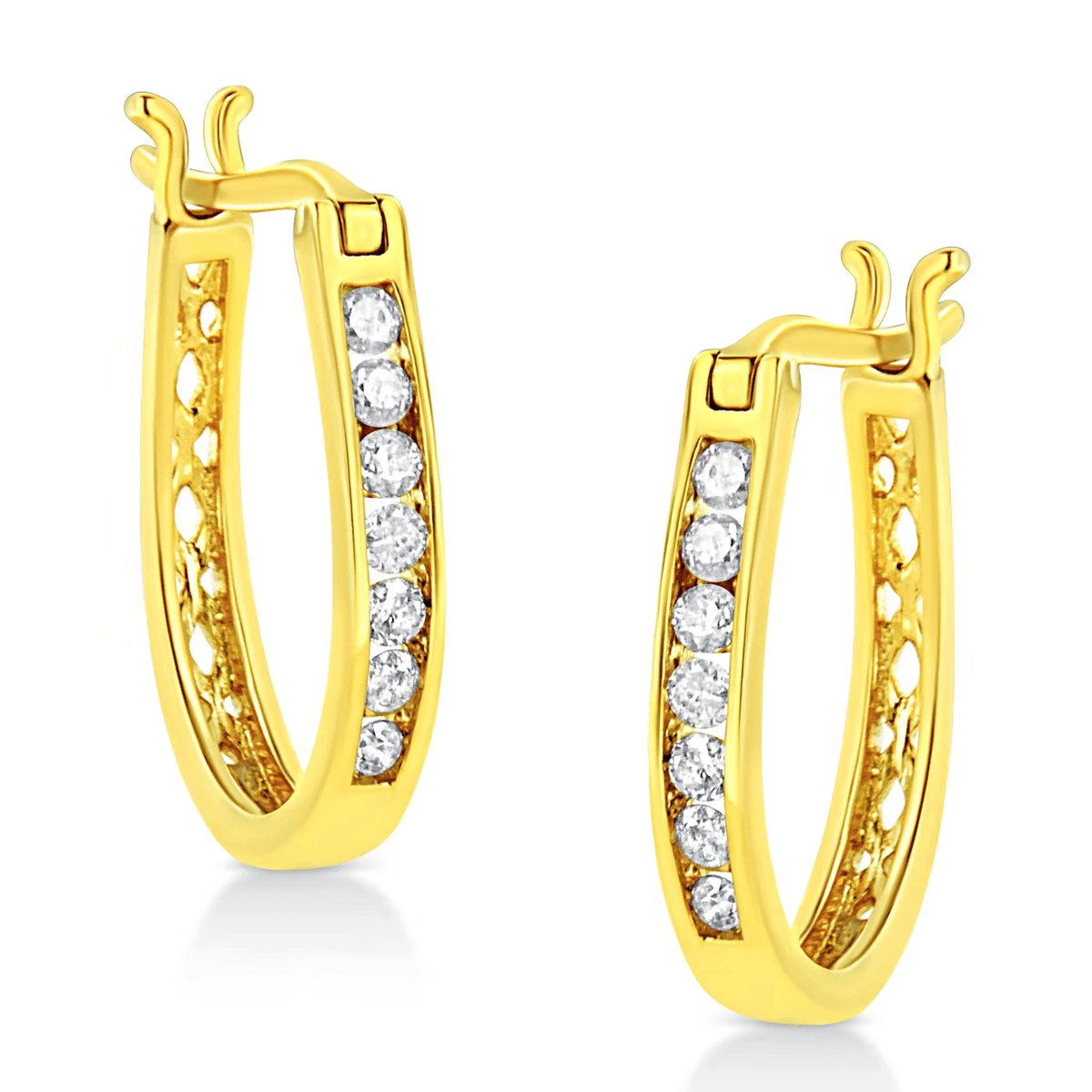 Golden Sterling Silver Cuff Earring for Women