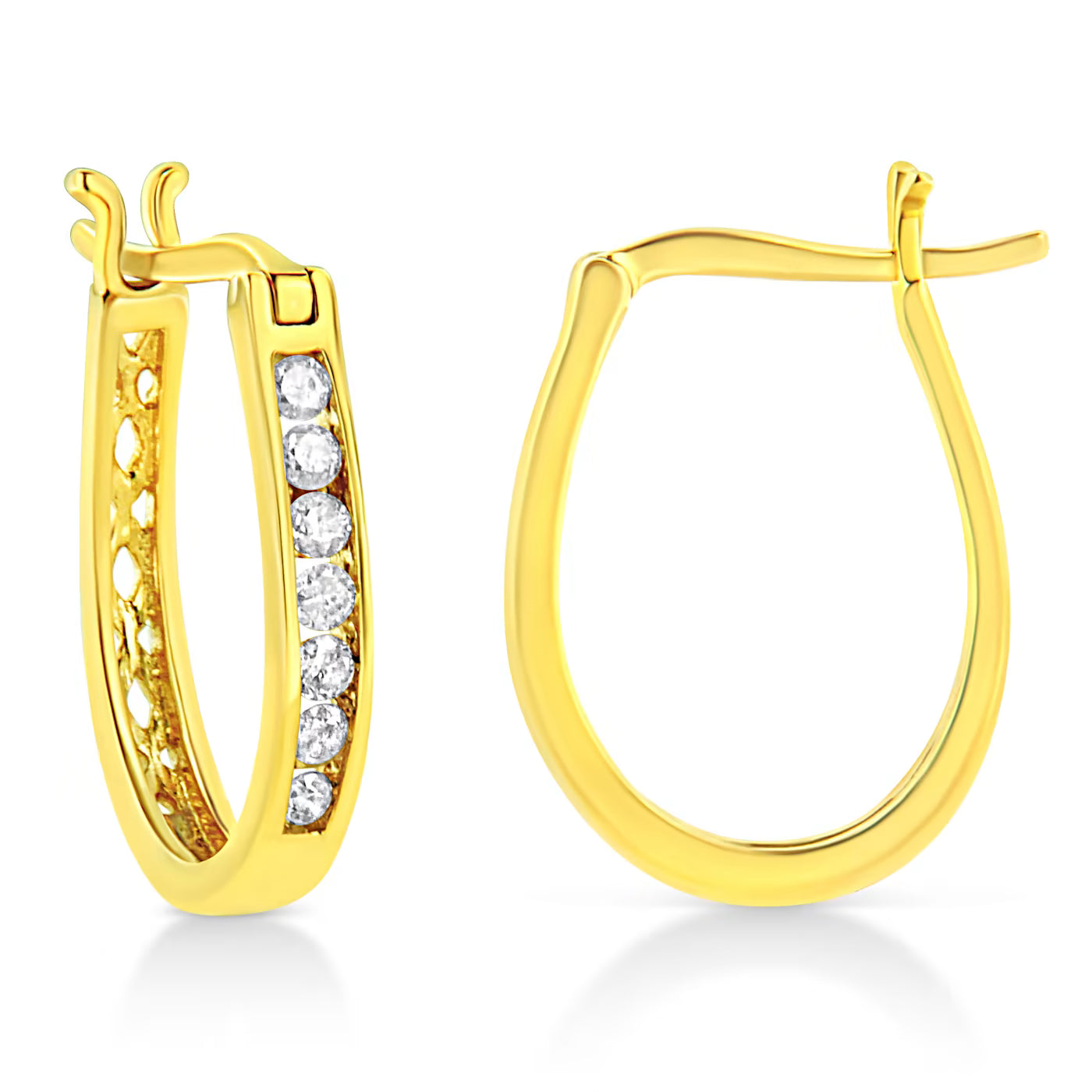 Golden Sterling Silver Cuff Earring for Women