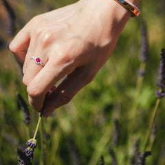 Rouge Sterling Silver Ring for Women