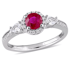 Rouge Sterling Silver Ring for Women