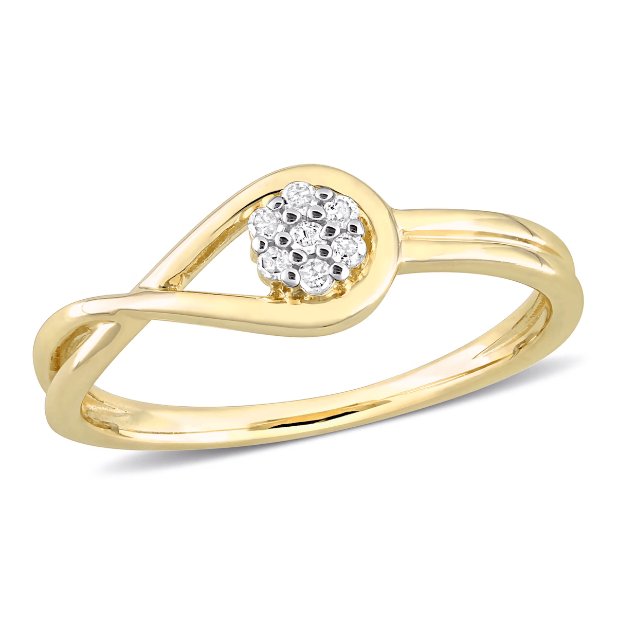 Luxe Twist Sterling Silver Ring for Women