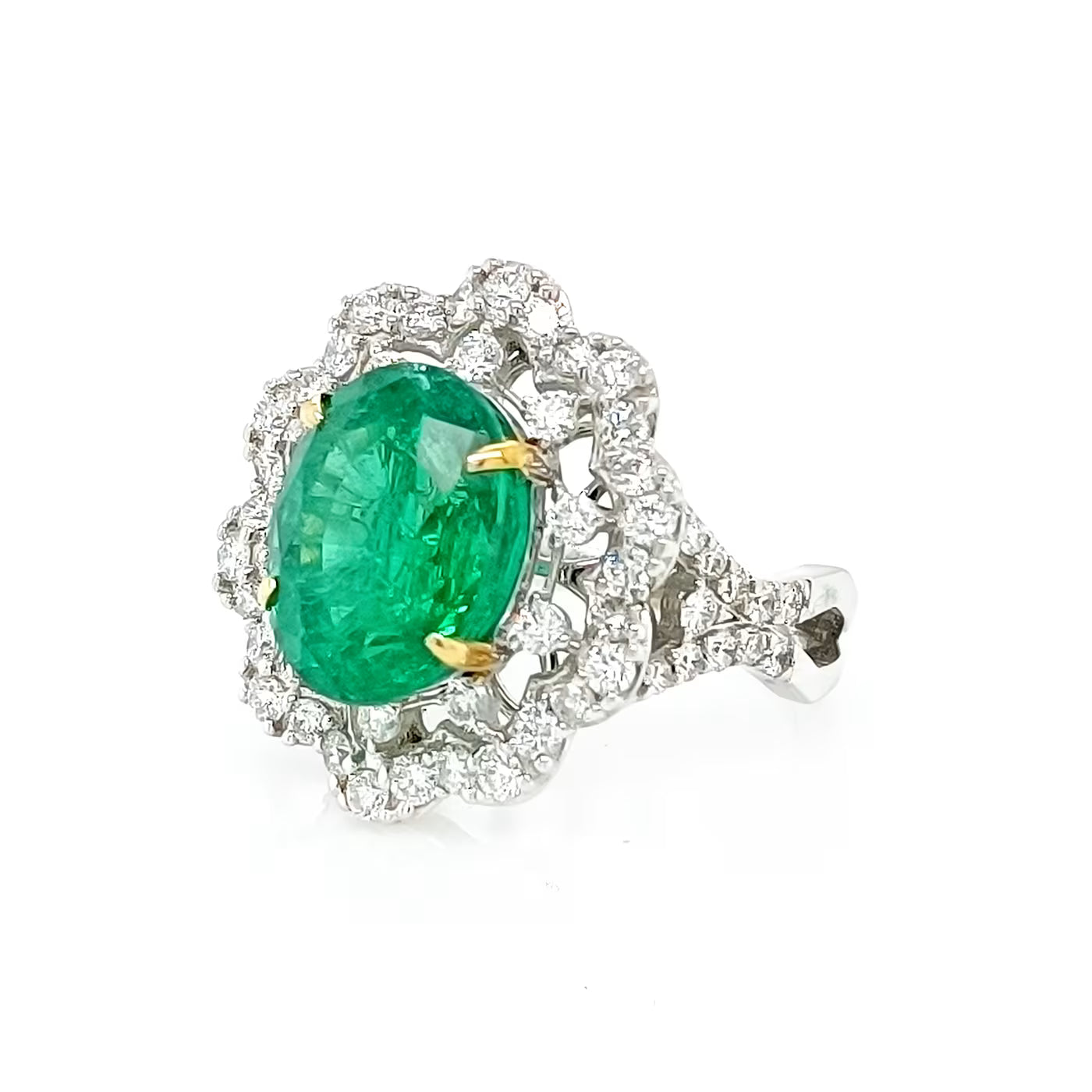Moss Magic Sterling Silver Ring for Women