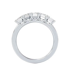Crystal Halo Sterling Silver Ring for Women