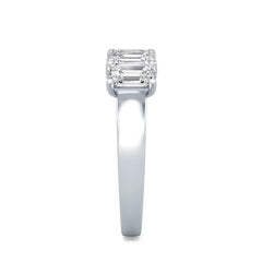 Crystal Halo Sterling Silver Ring for Women