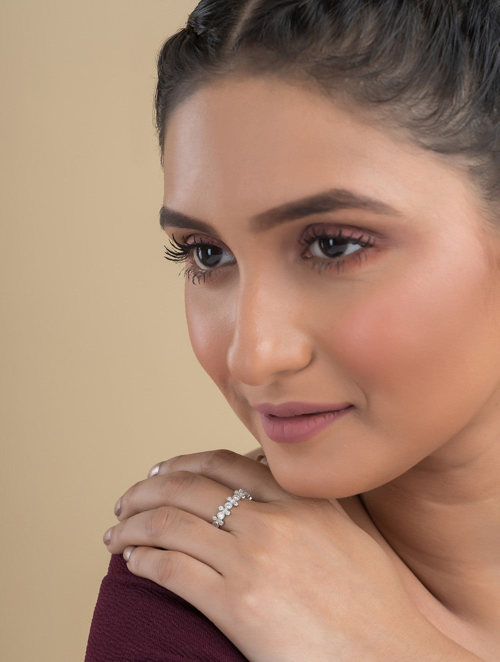 Circletique Silver Ring For Women