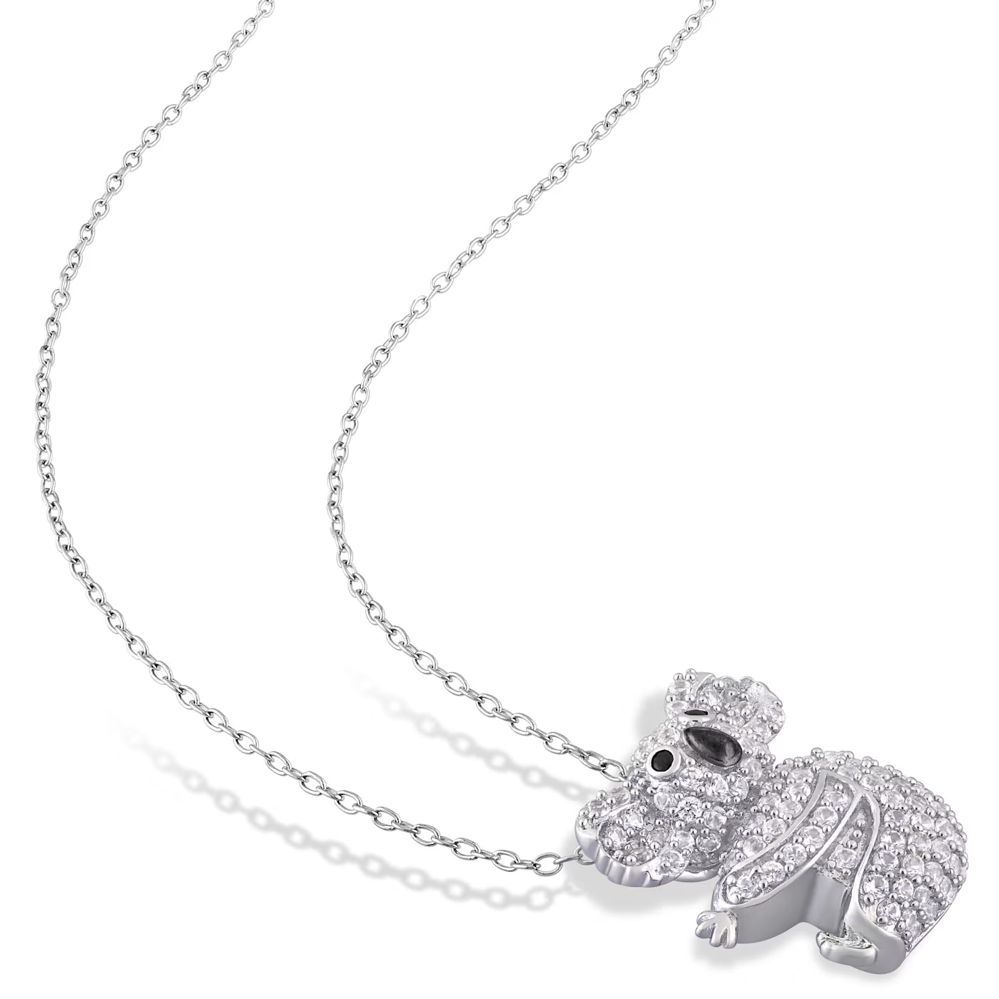 Koala Snug Sterling Silver Necklace for Women