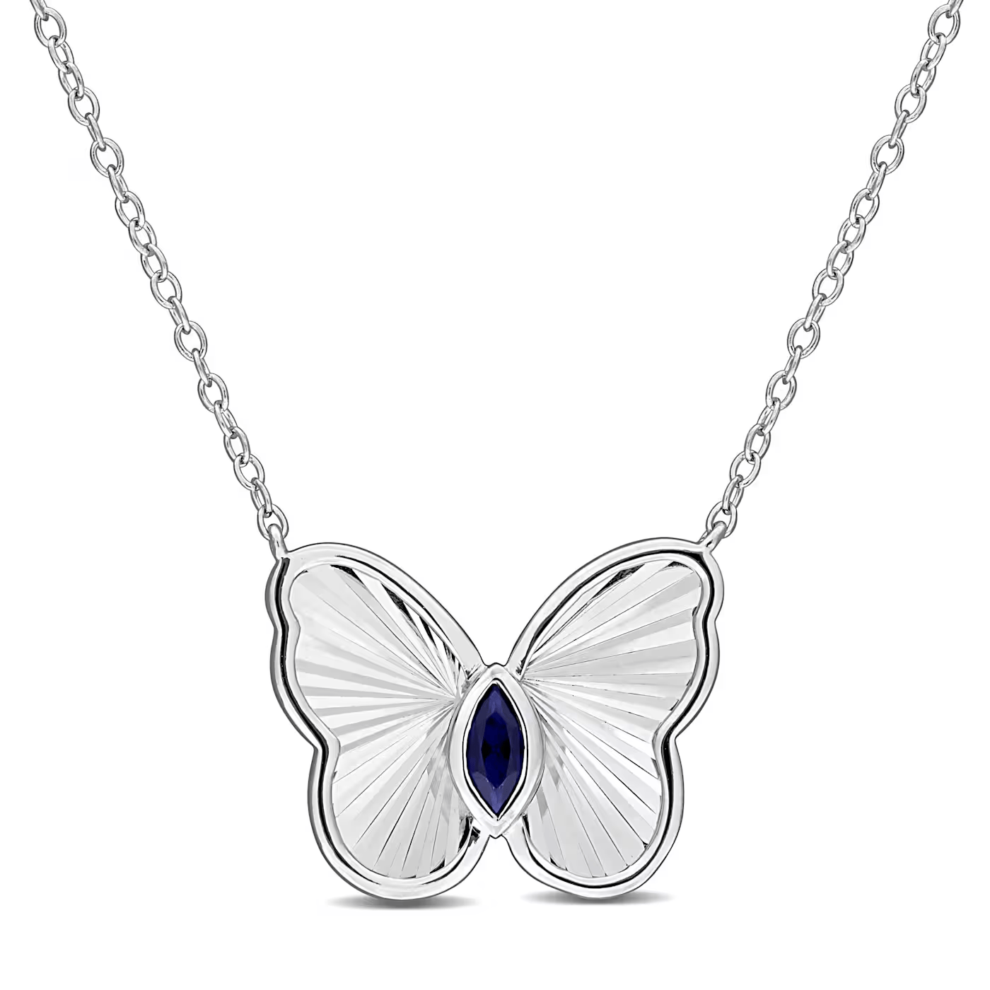 Silver Flutter Necklace for Women