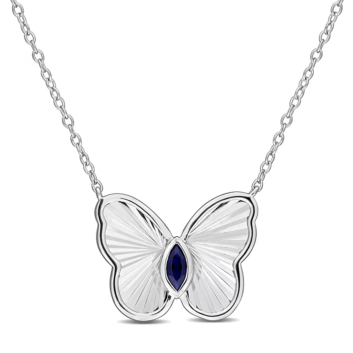 Silver Flutter Necklace for Women