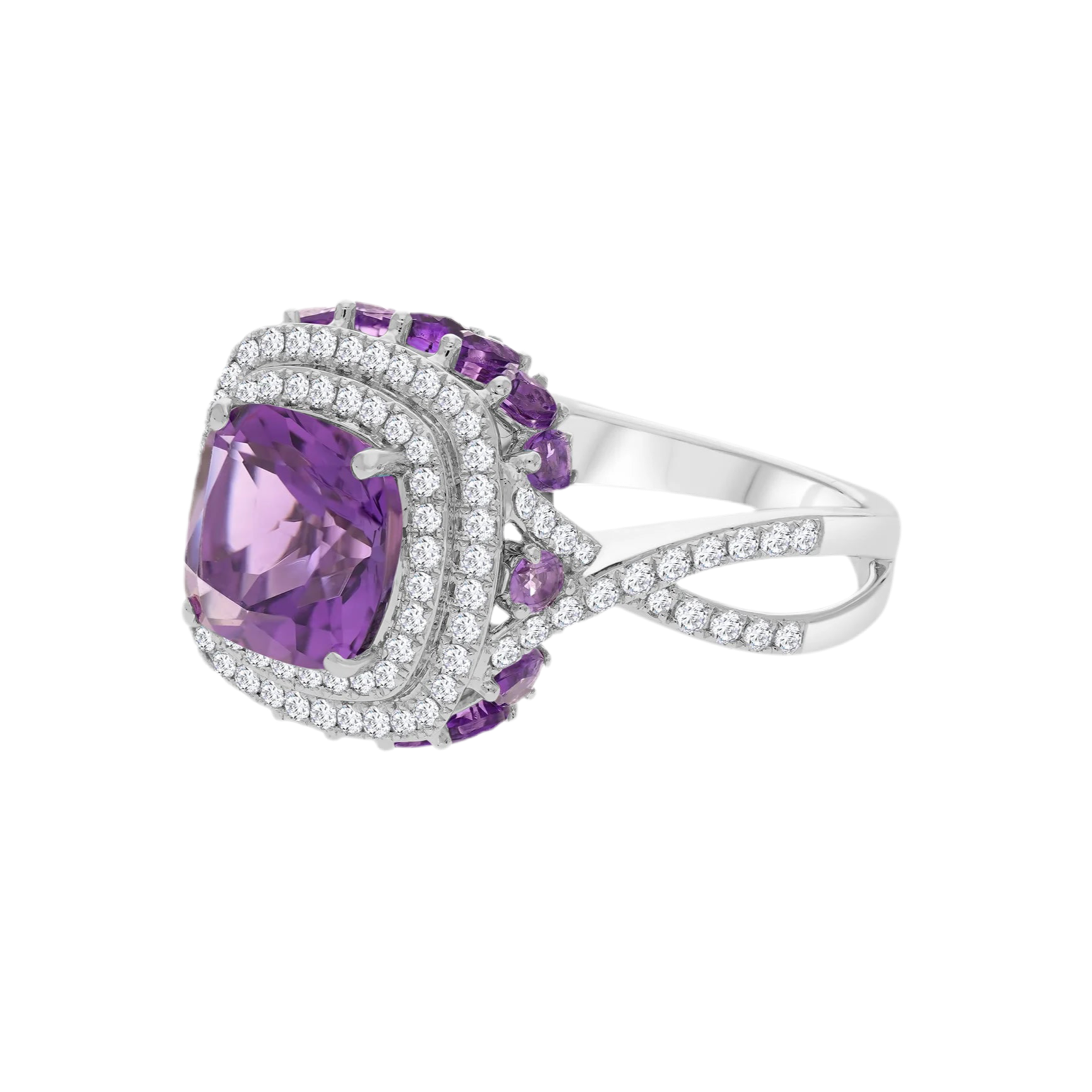 Royal Orchid Sterling Silver Ring for Women
