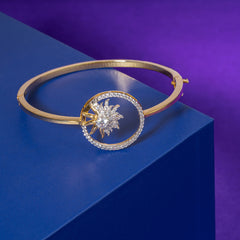 Velora Silver Bangle For Women