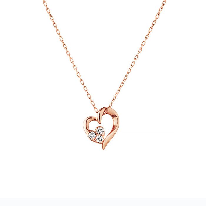 Amour Sterling Silver Necklace For Women