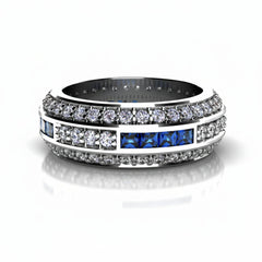 Apex Solitaire Silver Ring for Men