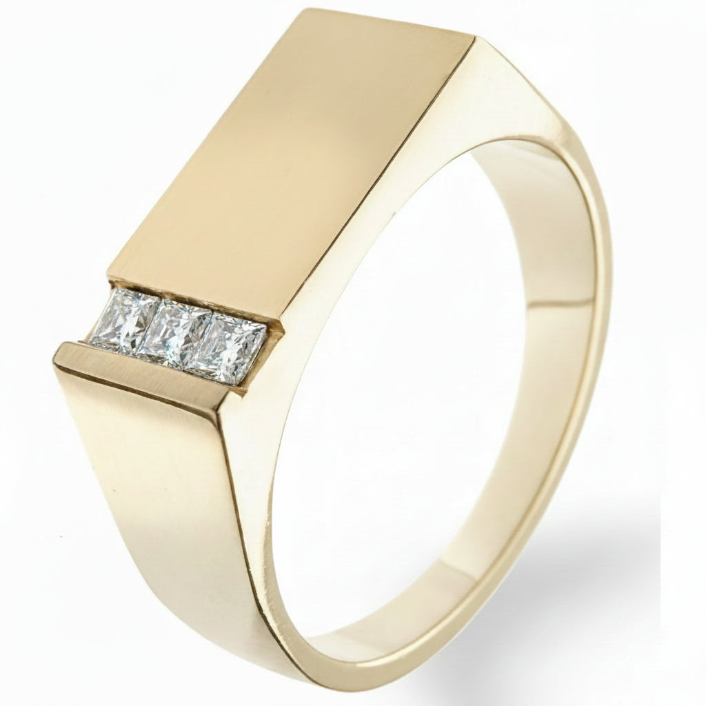 Axiom Silver Ring for Men