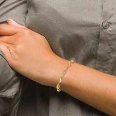 Golden Allure Sterling Silver Bracelet for Women