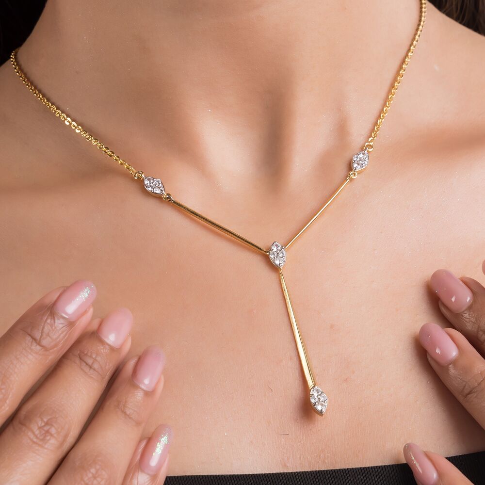 Aqua Sterling Silver Necklace For Women