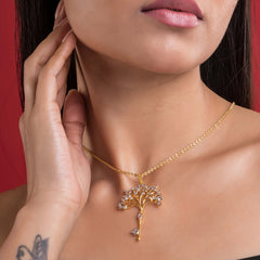 Unlock Charm Sterling Silver Necklace For Women