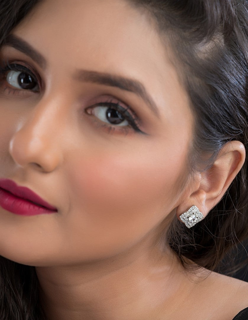 Royale Silver Earring For Women