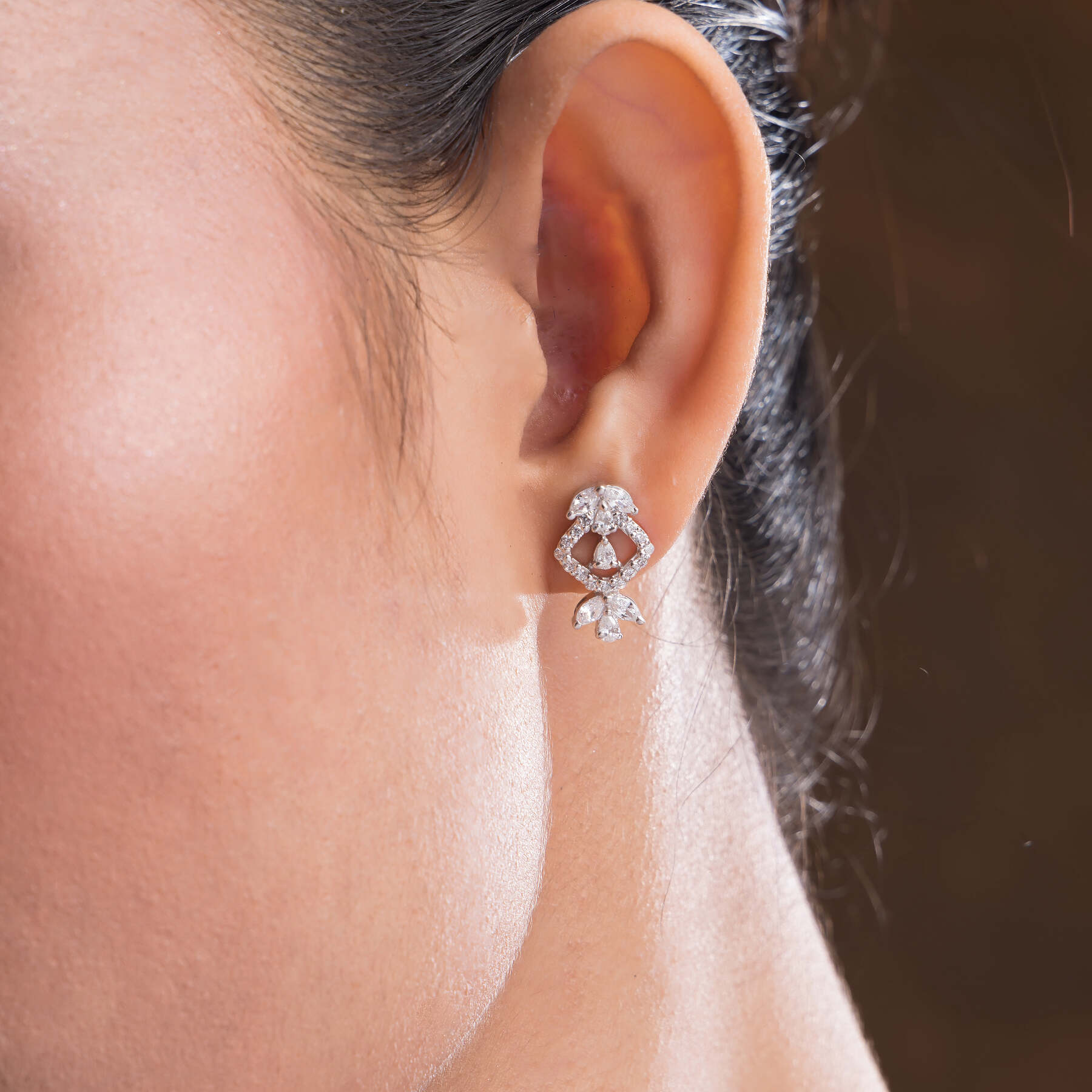 Elysian Sterling Silver Necklace & Earring Set