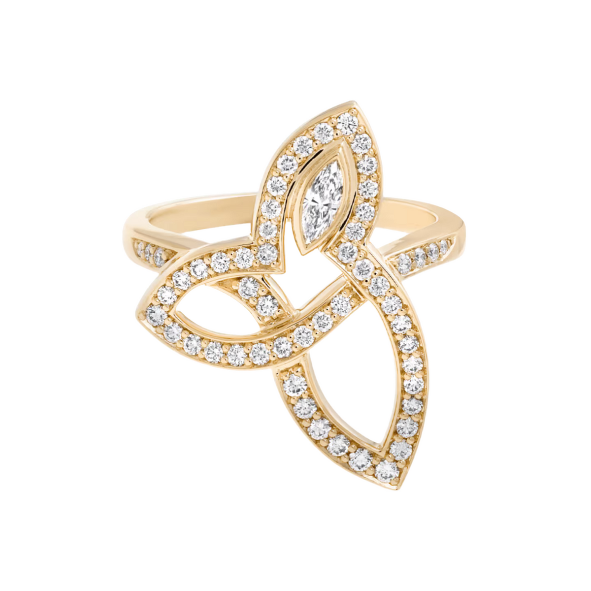 D’Argent Rose Gold Silver Ring for Women
