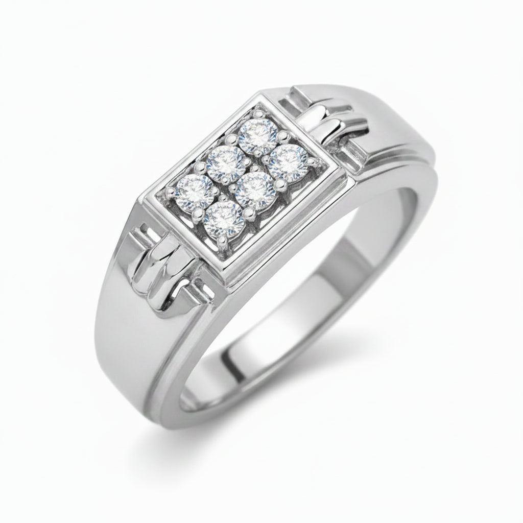 Catalyst Signet Silver Ring for Men
