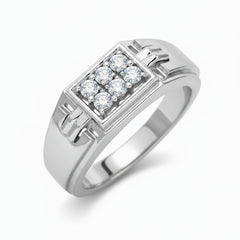 Catalyst Signet Silver Ring for Men