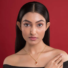 Aqua Sterling Silver Necklace For Women