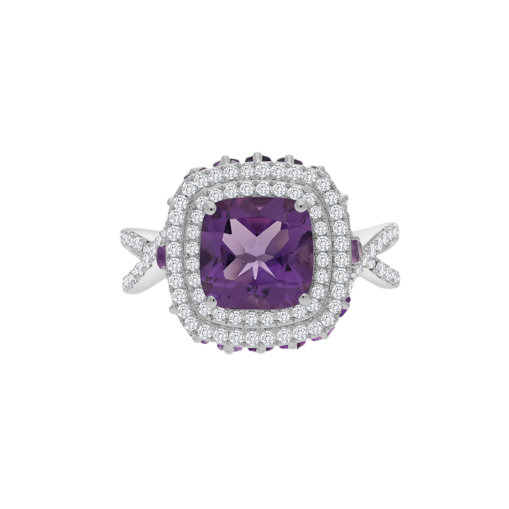 Royal Orchid Sterling Silver Ring for Women