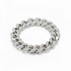 Eclipse Link Men's Silver Bracelet