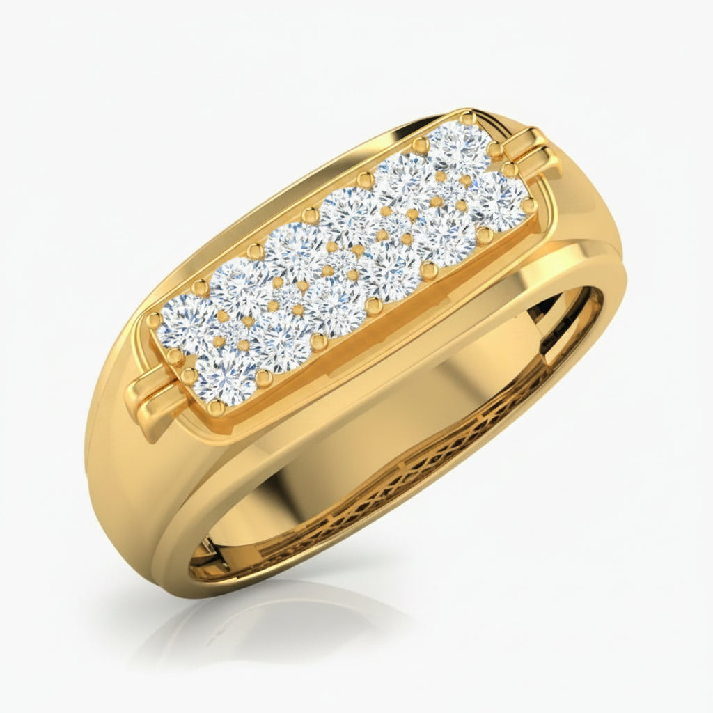 El Dorado Bar Silver Ring for Men