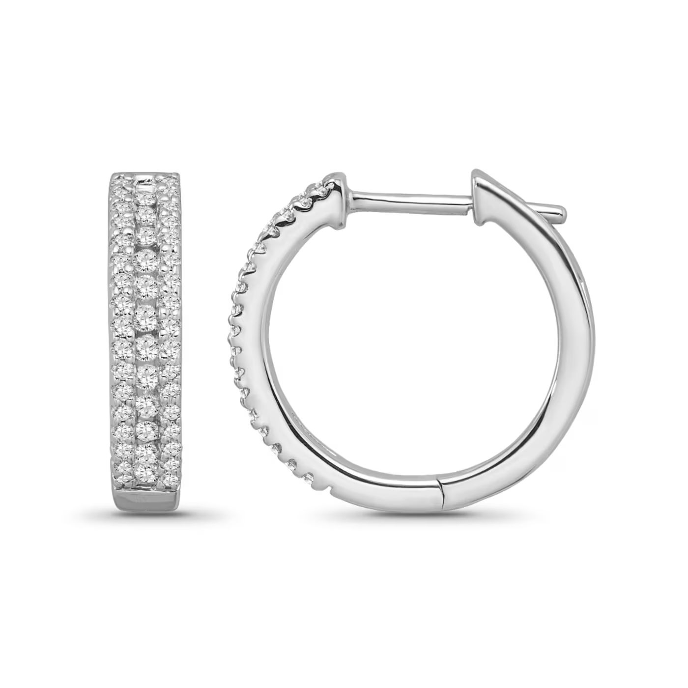 Luxe Loop Sterling Silver Hoop Earring for Women