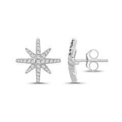 Stardust Sterling Silver Stud  Earring for Women