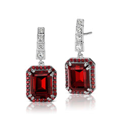 Velvet Allure Sterling Silver Drop Earring for Women