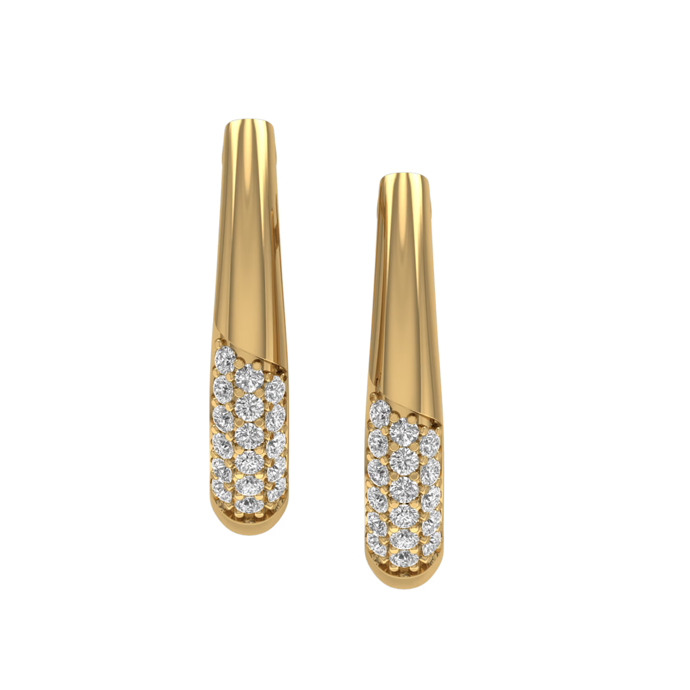 Golden Glint Sterling Silver Hoop Earring for Women