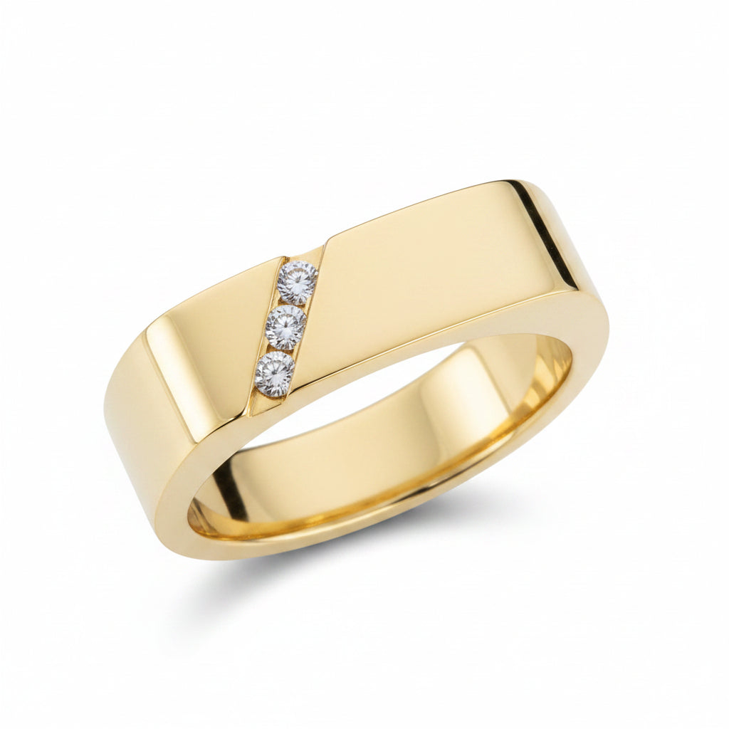 Empire Ice Silver Ring for Men