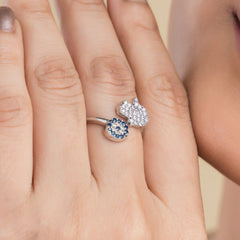 Eye of Protection Silver Ring For Women