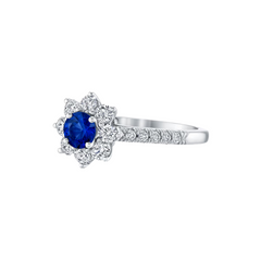 Frozen Sterling Silver Ring for Women
