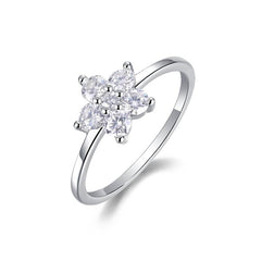 Fiora Bloom Silver Ring for Women