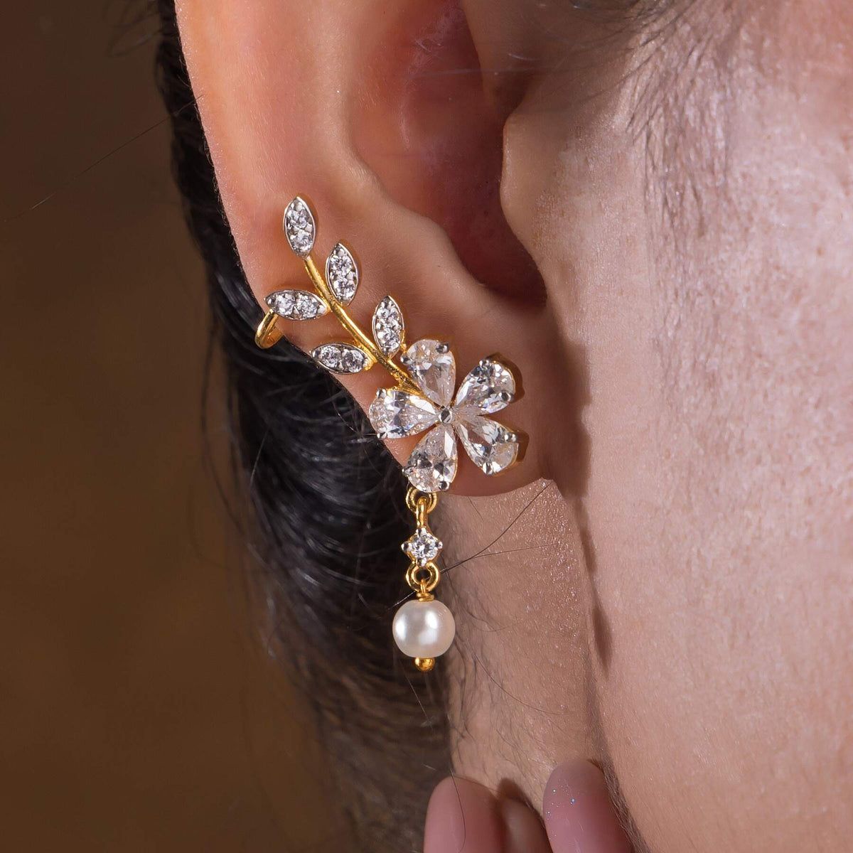 Ornate Sterling Silver Earring For Women