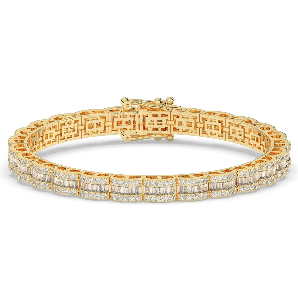 Grand Central Men's Silver Bracelet