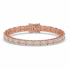 Grand Central Men's Silver Bracelet