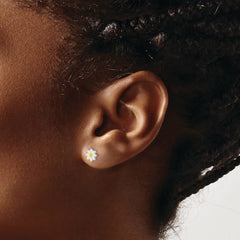 Bloom Sterling Silver Stud Earring for Women