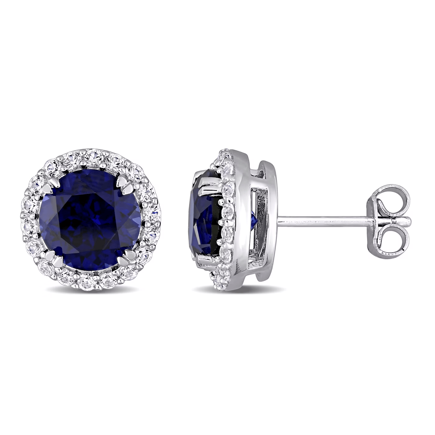 Lunar Glow Sterling Silver Stud Earring for Women