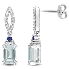 Aurora Sterling Silver Drop Earring for Women