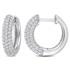 Luna Sterling Silver Hoop Earring for Women