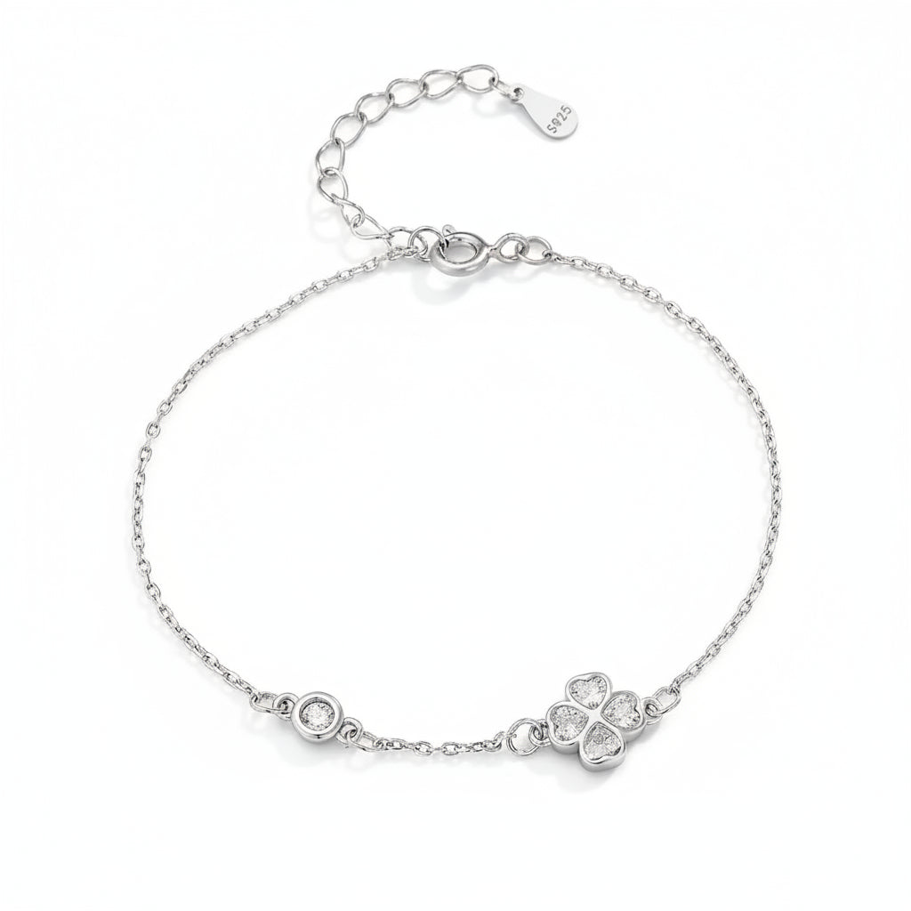 Iris Silver Anklet for women